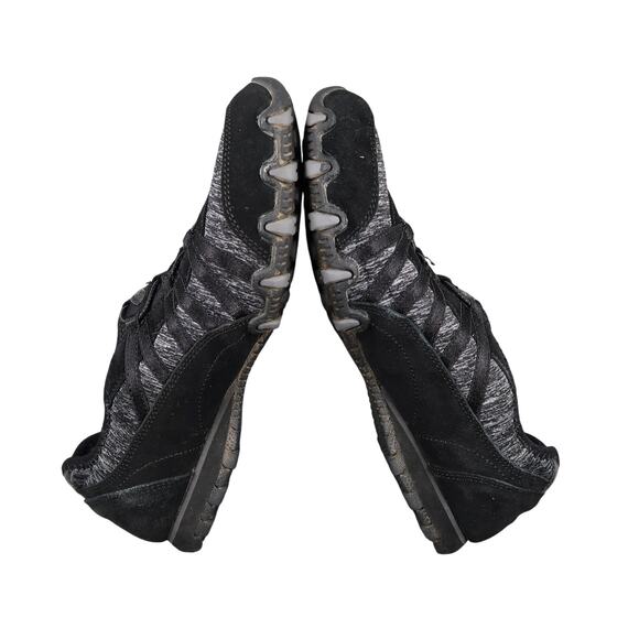 Skechers Shoes Womens 8 Slip On Sneakers Biker Relaxed Fit Memory Foam Leather - Picture 9 of 13